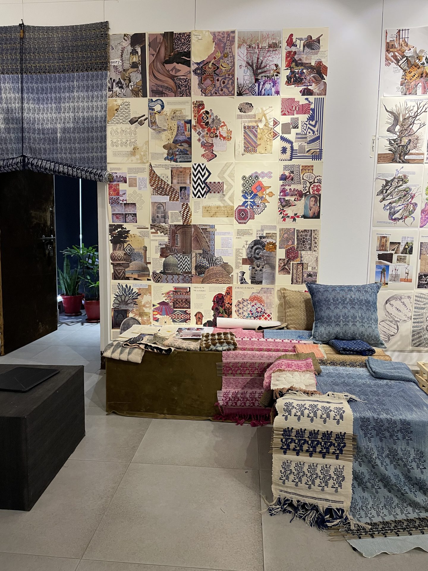 Wide view of the final studio presentation
